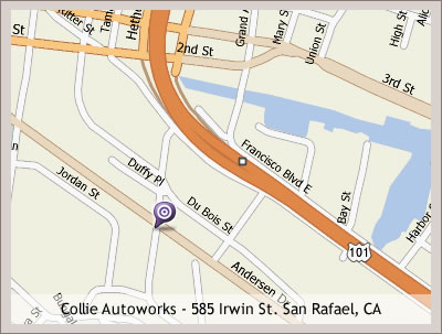 Collie Autoworks is a family owned, independent Mercedes-Benz service center in Marin County, California